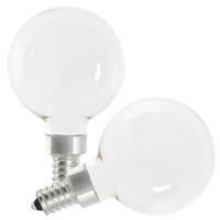 Feit Electric 5.5 watt 120 volt G16.5 Candelabra Screw Base 3000K Natural White Frosted Dimmable LED (2 Pack)