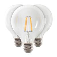 Feit Electric 3.8 watt 120 volt G25 Medium Screw Base 3000K Natural White Clear Dimmable LED