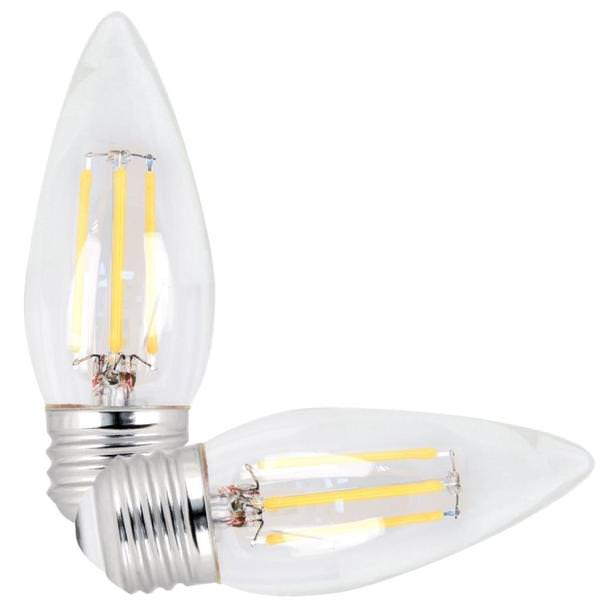 2.5 watt 120 volt Medium Screw Base 2700K Warm White Dimmable LED (2 Pack)
