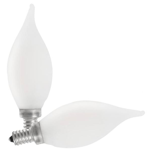 5.5 watt 120 volt Candelabra Screw Base 5000K Daylight Dimmable LED (2 Pack)