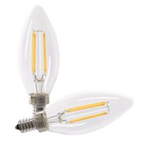 Feit Electric 3.3 watt 120 volt B10 Candelabra Screw Base 5000K Daylight Dimmable LED (2 Pack)