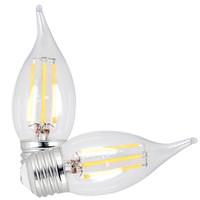 Feit Electric 2.2 watt 120 volt CA10 Medium Screw Base 2700K Warm White Clear Dimmable LED (2 Pack)