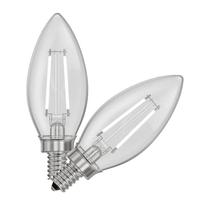 Feit Electric 10 watt 120 volt B10 Candelabra Screw Base 5000K Daylight White Filament Dimmable LED (2 Pack)