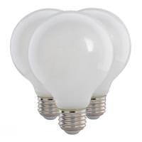Feit Electric 5.5 watt 120 volt G25 Medium Screw Base 2700K Warm White Frosted Enhance Dimmable LED (3 Pack)