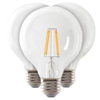 Feit Electric 5.5 watt 120 volt G25 Medium Screw Base 3000K Natural White Clear Dimmable LED (3 Pack)