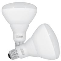 Feit Electric 12.2 watt 120 volt BR30 Medium Screw Base 2700K Warm White Dimmable LED (2 Pack)