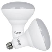 Feit Electric 13 watt 120 volt BR40 Medium Screw Base 2700K Warm White Dimmable LED (2 Pack)