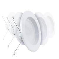 Feit Electric 5"-6" 10.2 watt 120 volt Medium Screw Base 3000K White Dimmable LED Downlight (6 Pack)