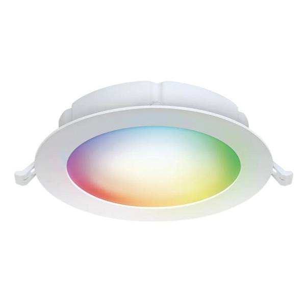 6" 15 watt 120 volt Smart Wifi RGBW Round Dimmable LED