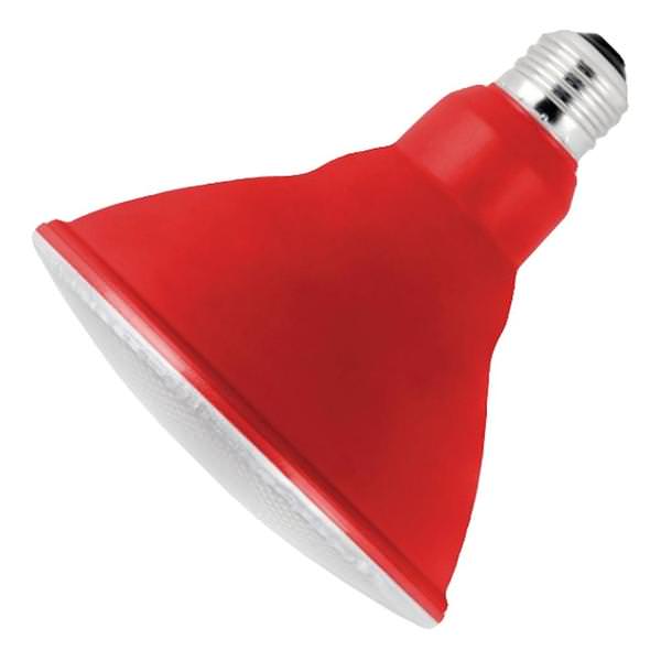 5 watt 120 volt PAR38 Medium Screw Base Red Flood LED