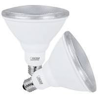 Feit Electric 10.5 watt 120 volt PAR38 Medium Screw Base 5000K Daylight Non-Dimmable Daylight (2 Pack)