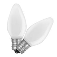 Feit Electric 0.6 watt 120 volt C7 Candelabra Screw Base 2700K Warm White Frosted Dimmable LED