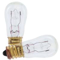Feit Electric 6 watt 120 volt S6 Candelabra Screw Base 2700K Warm White Clear Dimmable Light Bulb (2 Pack)