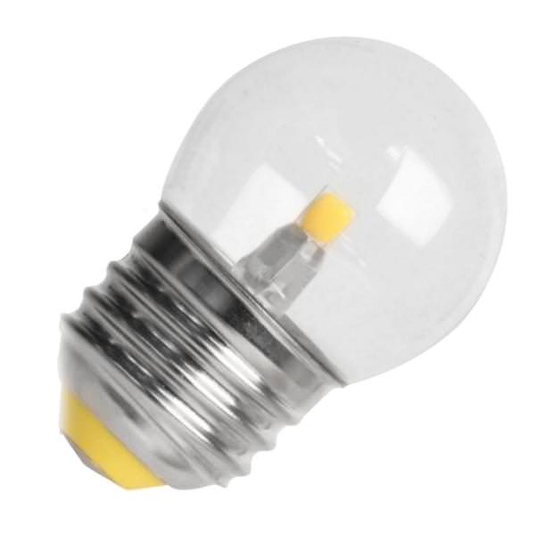 0.6 watt 120 volt S11 Medium Screw Base 2700K Warm White Clear Non-Dimmable LED