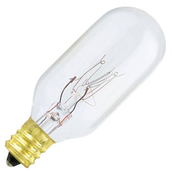 15 watt 130 volt T7 Intermediate Screw Base 2700K Warm White Appliance Clear Dimmable Light Bulb