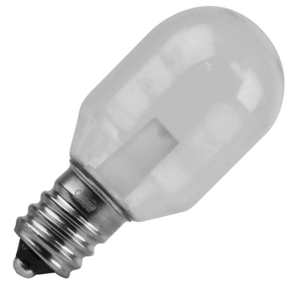 1.2 watt 120 volt T6 Candelabra Screw Base 3000K Natural White Non-Dimmable LED