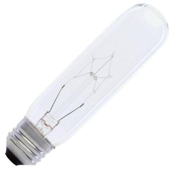 25 watt 120 volt T10 Medium Screw Base 2700K Warm White Clear Dimmable