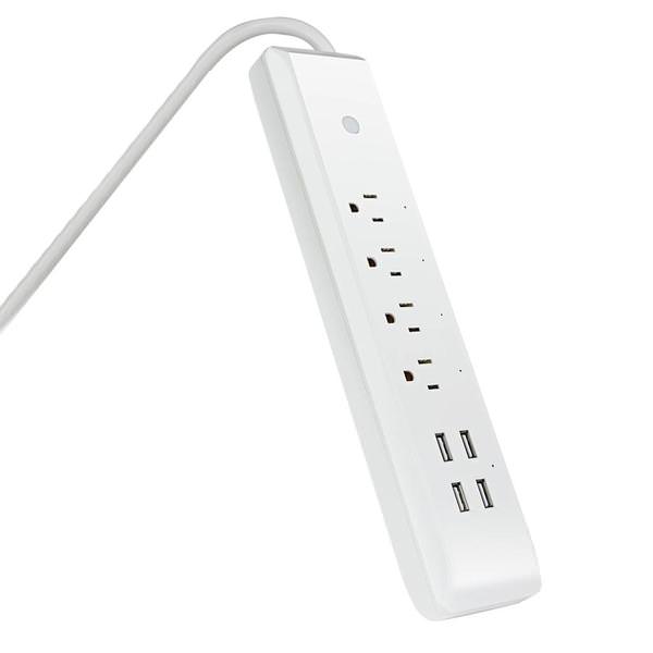 11.4" Smart Wi-Fi 4-Outlet Power Strip