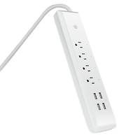 Feit Electric 11.4" Smart Wi-Fi 4-Outlet Power Strip