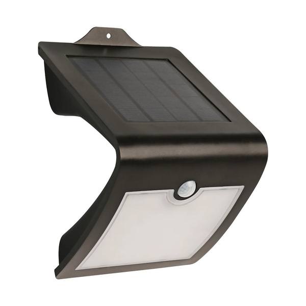 5000K Daylight Black Aluminum Security Dusk-to-Dawn Motion Sensor LED