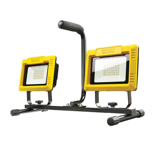 27.5" 60 watt 5000K Daylight Yellow/Black Aluminum Tripod Plug-In LED