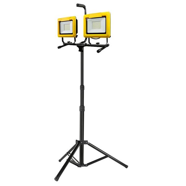 31" 140 watt 5000K Daylight Yellow/Black Aluminum Tripod Plug-In LED