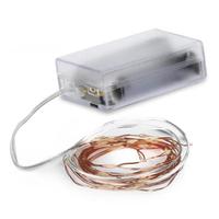Feit Electric 6' Natural White Copper Wire AA Battery or USB Non-Dimmable