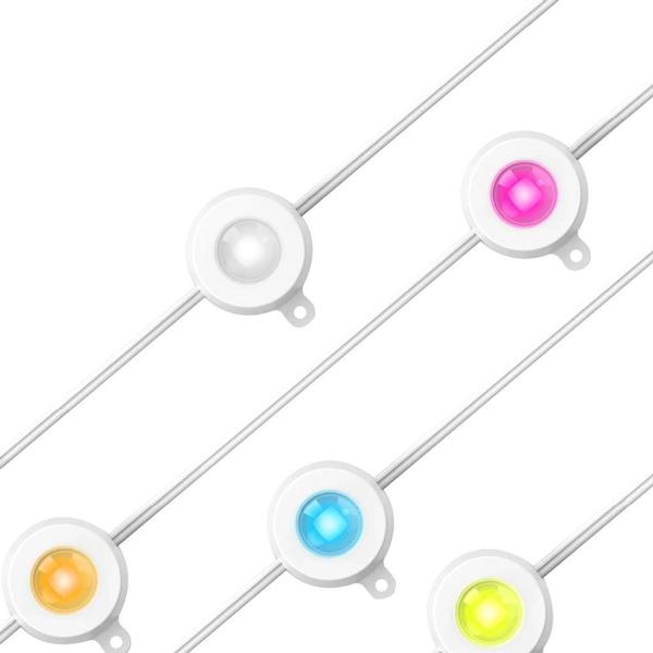 50' Screw Base RGBW Smart/Wi-Fi LED Smart Chasing Permanent Lights