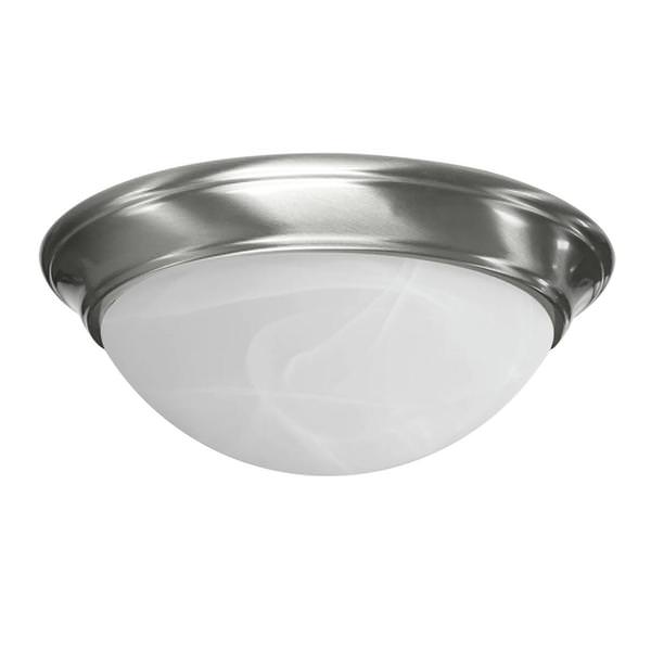 13" 15.5 watt CCT Selectable Nickel Aluminum Glass Dimmable LED