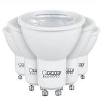 Feit Electric 7 watt 120 volt MR16 Twist and Lock Base 3000K Natural White Dimmable Flood LED (6 Pack)