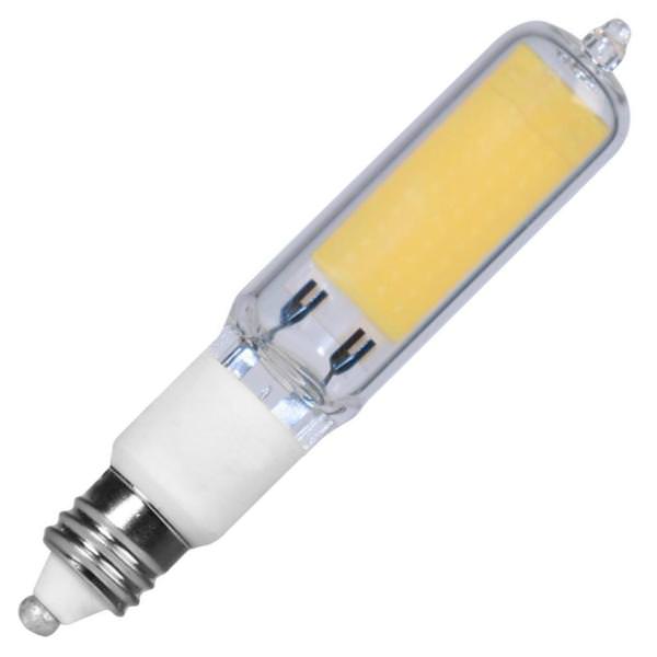 3.5 watt 120 volt T4 Mini Candelabra Screw Base 3000K Natural White Dimmable LED