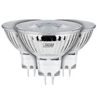 Feit Electric 6.6 watt 12 volt MR16 Bi-Pin Base 5000K Daylight Aluminized Dimmable LED (3 Pack)