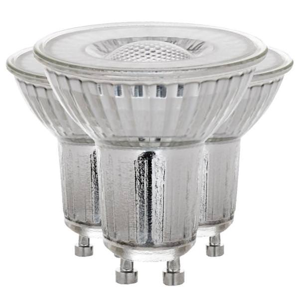 6 watt 120 volt MR16 Twist and Lock Base 3000K Natural White Dimmable LED  (3 Pack)