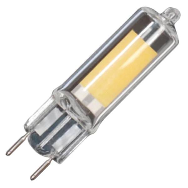 2.3 watt 120 volt T4 Bi-Pin Base 5000K Daylight Clear Capsule Specialty Dimmable LED