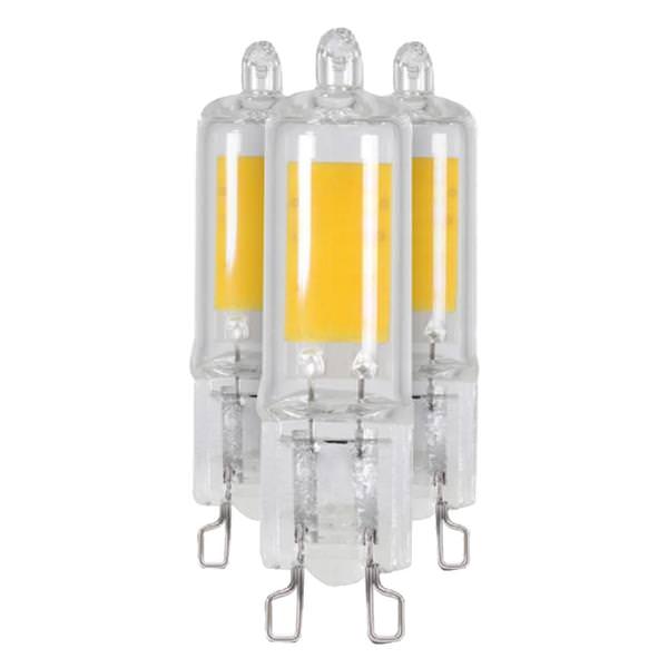 3.5 watt 120 volt T4 Bi-Pin Base 3000K Natural White Clear Dimmable LED (3 Pack)