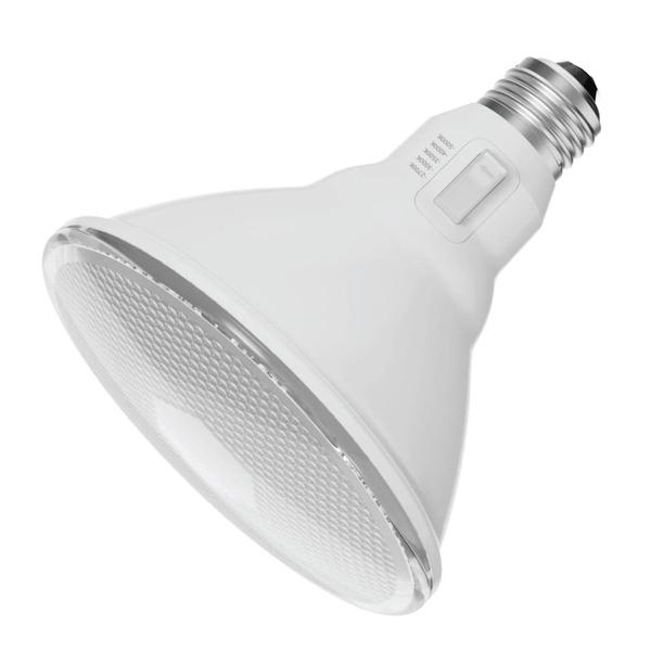 33.3 watt 120 volt PAR38 Medium Screw Base CCT Selectable Dimmable LED