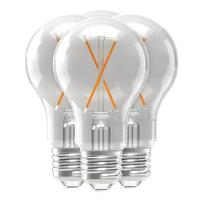 Feit Electric 2.7 watt 120 volt A19 Medium Screw Base 2700K Warm White Clear Dimmable LED (4 pack)