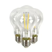 Feit Electric 2.7 watt 120 volt A19 Medium Screw Base 5000K Daylight Clear Dimmable LED (4 pack)