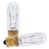 Feit Electric 15 watt 120 volt T4 Candelabra Screw Base 2400K Warm White Clear Dimmable (2 Pack)