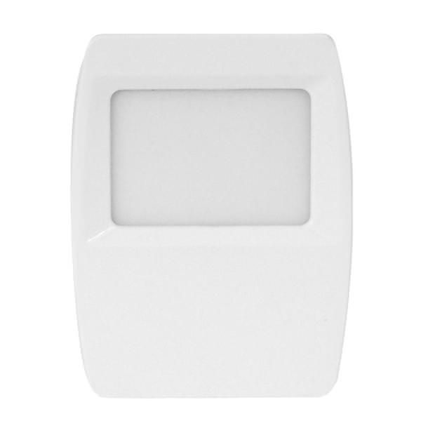 3.5" White Glows Blue LED