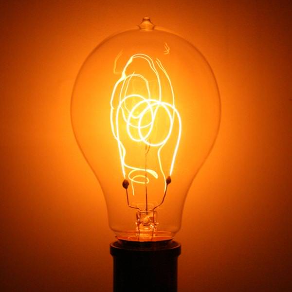 70 watt 120 volt Triple Loop Filament Medium Screw Base Ferrowatt (1893)