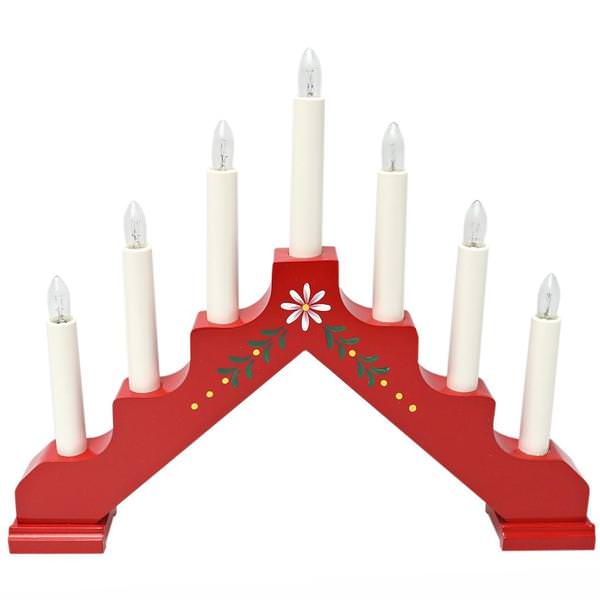 Star Trading Lights including Swedish candelabras, taper candles and novelty (european base) bulbs.