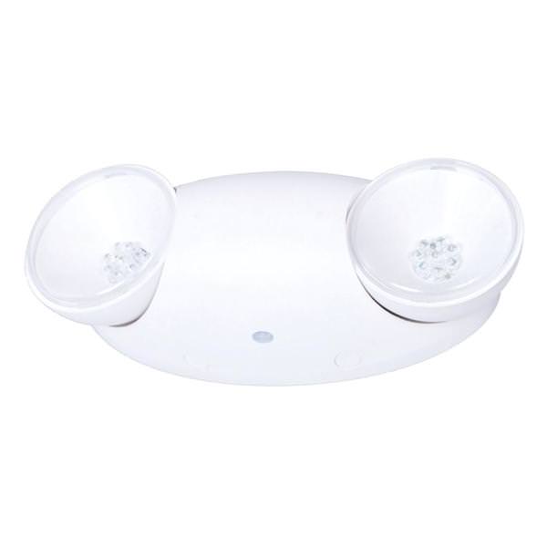 3 watt 120/277 volt Dual Head White LED Emergency Light