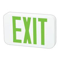 Fulham 1.9 watt 120/277 volt LED White / Green Exit Light