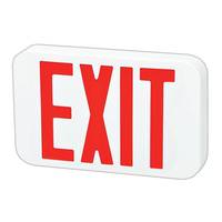 Fulham 1.9 watt 120/277 volt LED White / Red Exit Light
