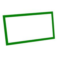 Fulham Green Frame for 100' Photoluminescent Exit Sign