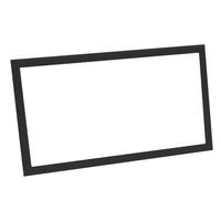 Fulham Black Frame for 100' Photoluminescent Exit Sign