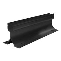 Fulham Black Universal Mounting Bracket for Photoluminescent Exit Sign