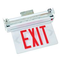 Fulham 3.2 watt 120/277 volt LED Aluminum Housing Red Exit Light