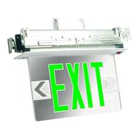 Fulham 3.2 watt 120/277 volt LED White / Green Exit Light